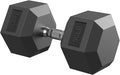 Hex Dumbbell 40-125 lb, Rubber Encased Exercise & Fitness Dumbbells, Hand Weight for Strength Training