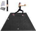 VEVOR Large Exercise Mat, Non Slip High Density Premium Yoga Mat, Exercise Yoga Mat for Men Women, Fitness & Exercise Mat with Bag & Carry Strap, for All Types of Home Yoga, Pilate & Floor Workout