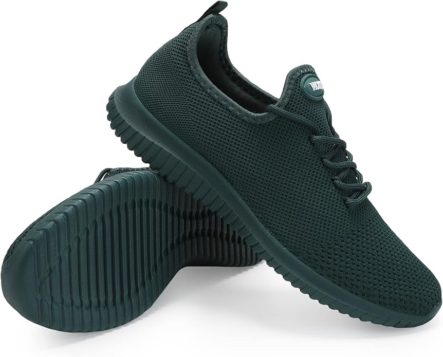 WXQ Men's Running Shoes Comfortable Lightweight Breathable Walking Shoes Mesh Workout Casual Sports Shoes