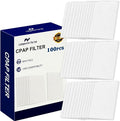 100 Packs Universal CPAP Filters Compatible with ResMed Air 10, Airsense 10, Aircurve 10, S9 Series, Airstart and More CPAP Machines,Premium Disposable CPAP Filters Supplies