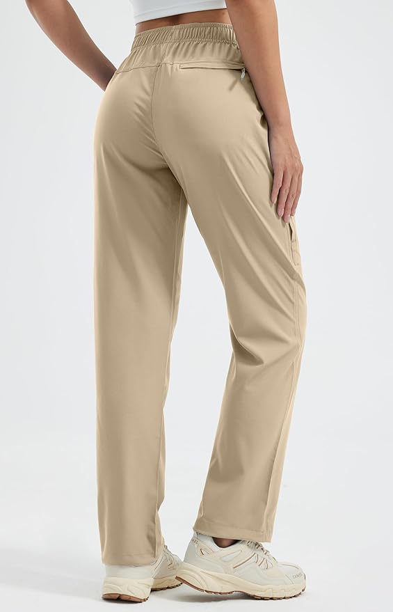 Libin Women's Hiking Pants Lightweight Quick Dry Cargo Pants Casual Safari Work Travel Clothes Petite/Regular/Tall
