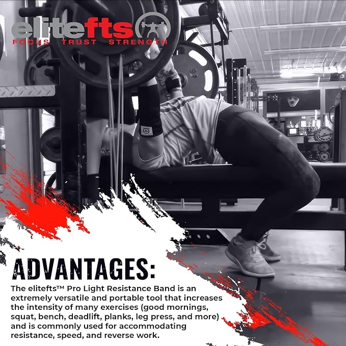EliteFTS Pro Resistance Band - Boost Core Stability and Flexibility with This Portable, Joint-Friendly Tool