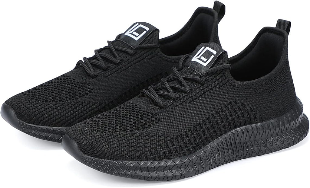 LCGJR Men's Running Shoes Ultra Lightweight Breathable Comfortable Walking Shoes Casual Fashion Sneakers Mesh Workout Shoes