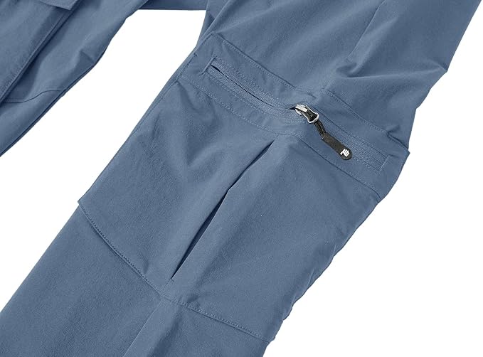 YSENTO Women's Hiking Pants Lightweight Stretch Quick Drying UPF 50 Camping Travel Work Cargo Pants 6 Pockets