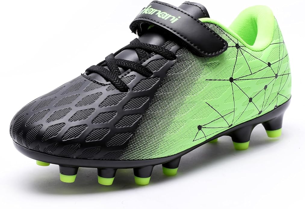 Hanani Boys Soccer Cleats Kids Girls FG/AG Soccer Athletics Sport Shoes Training Shoes Running Shoes Teenager Indoor Outdoor Football Shoes Sneakers for Unisex