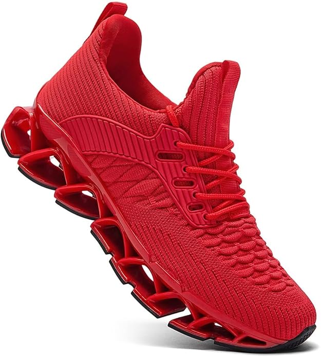 Mens Slip on Walking Running Shoes Blade Tennis Casual Fashion Sneakers Comfort Non Slip Work Sport Athletic Trainer