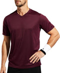 MIER Men's Quick Dry Workout Shirts Moisture Wicking Running Athletic Performance T-Shirts Recycled Polyester Top Tee