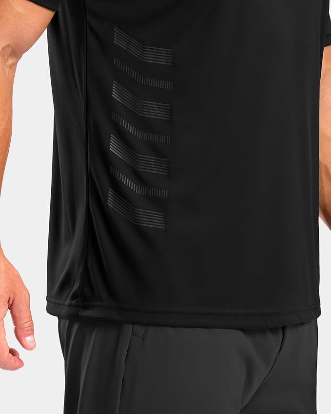 G Gradual Men's Workout Shirts Quick Dry Athletic Running T-Shirts Lightweight Moisture Wicking Short Sleeve Sports Gym Tops