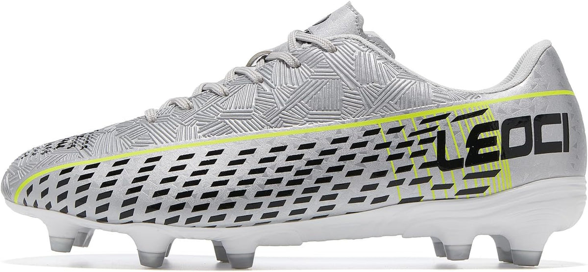 Soccer Cleats for Men's and Women's Outdoor Unisex Football Shoes Firm Rugby Boots