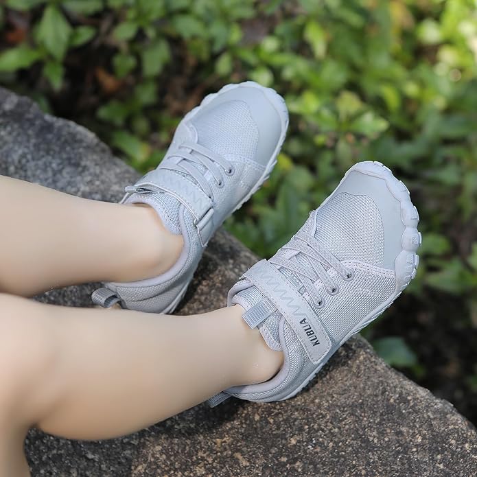 KUBUA Kids Barefoot Shoes Boys Girls Sneakers Naturally Splay Shoes Toddler Little Big Kid