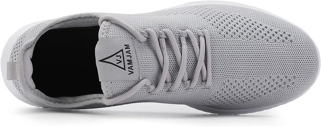 VAMJAM Men's Running Shoes Ultra Lightweight Breathable Walking Shoes Non Slip Athletic Fashion Sneakers Mesh Workout Casual Sports Shoes