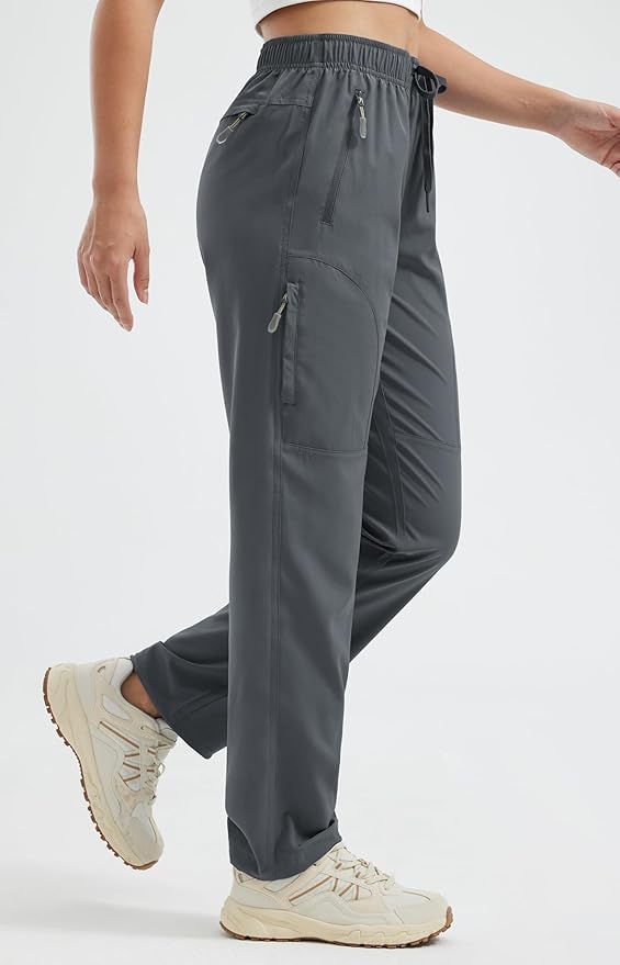Libin Women's Hiking Pants Lightweight Quick Dry Cargo Pants Casual Safari Work Travel Clothes Petite/Regular/Tall