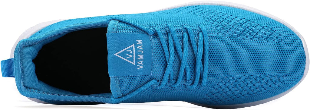 VAMJAM Men's Running Shoes Ultra Lightweight Breathable Walking Shoes Non Slip Athletic Fashion Sneakers Mesh Workout Casual Sports Shoes