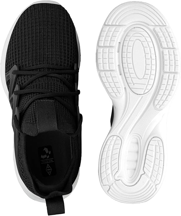 Pujcs Men's Slip on Walking Shoes Lightweight Breathable Non Slip Running Shoes Athletic Gym Tennis Shoes Sneakers for Men