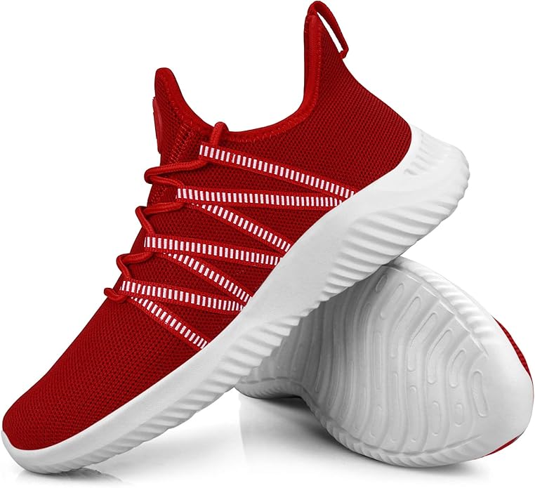 Feethit Mens Slip On Running Shoes Breathable Lightweight Comfortable Fashion Non Slip Sneakers for Men