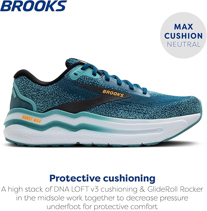 Brooks Men’s Ghost Max 2 Running and Walking Shoes