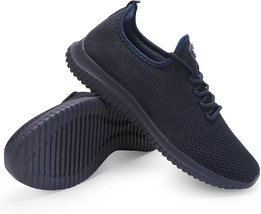 WXQ Men's Running Shoes Comfortable Lightweight Breathable Walking Shoes Mesh Workout Casual Sports Shoes