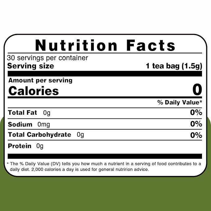 TEARELAE - Wormwood Tea Bags, 30 Count - Premium Natural Wormwood Herb - Non-GMO - Caffeine-free - Support Healthy Digestion