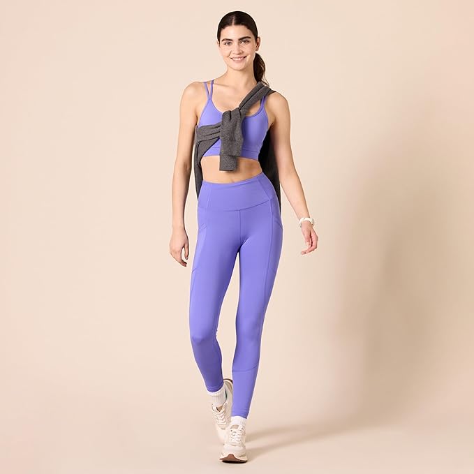Amazon Essentials Women's Active Sculpt Light Support Strappy Back Sports Bra