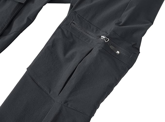 YSENTO Women's Hiking Pants Lightweight Stretch Quick Drying UPF 50 Camping Travel Work Cargo Pants 6 Pockets