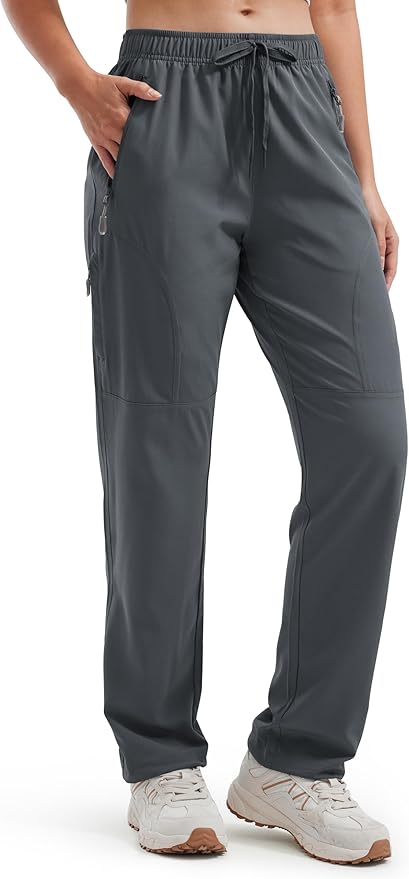 Libin Women's Hiking Pants Lightweight Quick Dry Cargo Pants Casual Safari Work Travel Clothes Petite/Regular/Tall