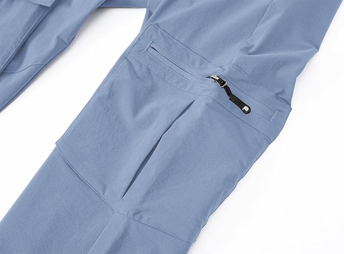 YSENTO Women's Hiking Pants Lightweight Stretch Quick Drying UPF 50 Camping Travel Work Cargo Pants 6 Pockets