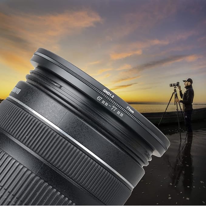 40.5mm to 52mm Step-Up Ring Filter Adapter for All Brands UV ND CPL Metal Ring Step-Up Rings Adapter Filter (40.5mm-52mm)