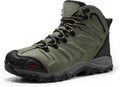NORTIV 8 Men's Ankle High Waterproof Hiking Boots Outdoor Lightweight Shoes Trekking Trails Armadillo