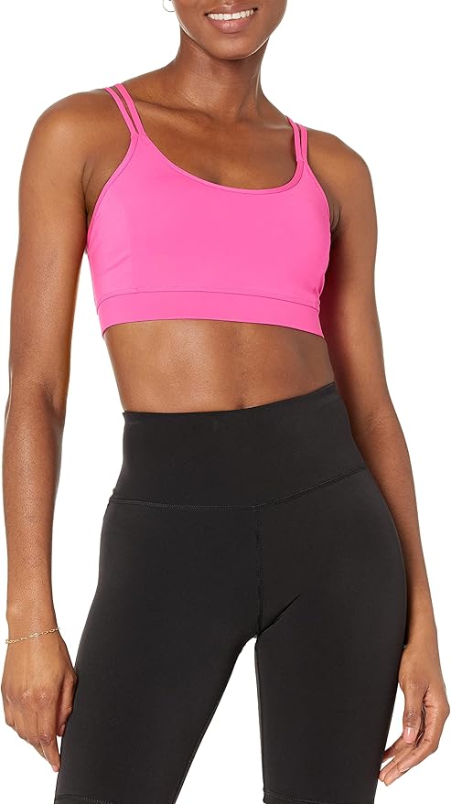 Amazon Essentials Women's Active Sculpt Light Support Strappy Back Sports Bra