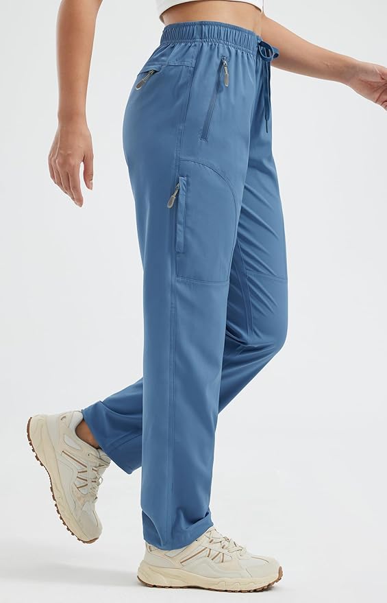 Libin Women's Hiking Pants Lightweight Quick Dry Cargo Pants Casual Safari Work Travel Clothes Petite/Regular/Tall