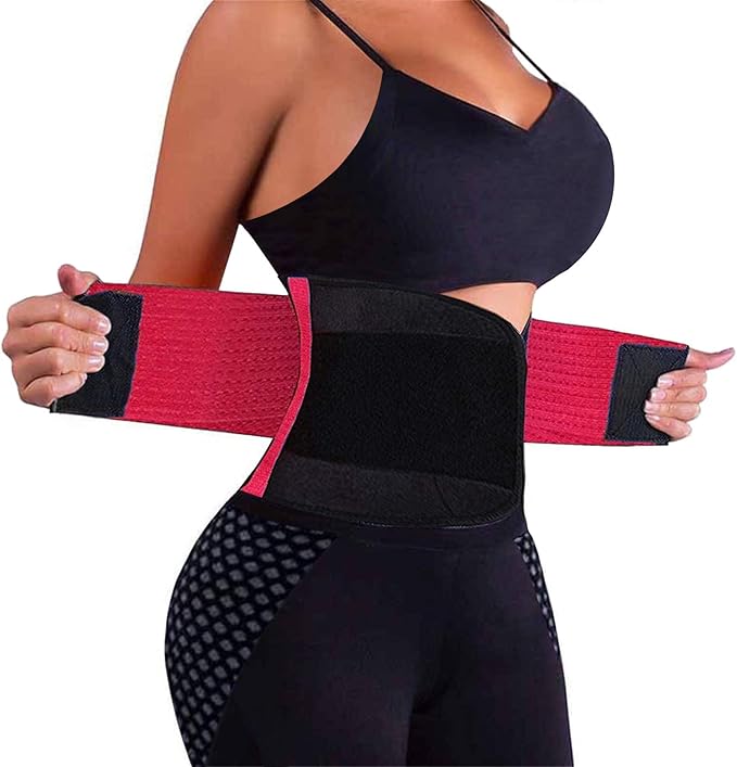 VENUZOR Waist Trainer Belt for Women - Waist Cincher Trimmer - Slimming Body Shaper Belt - Sport Girdle Belt (UP Graded)