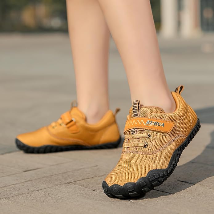 KUBUA Kids Barefoot Shoes Boys Girls Sneakers Naturally Splay Shoes Toddler Little Big Kid