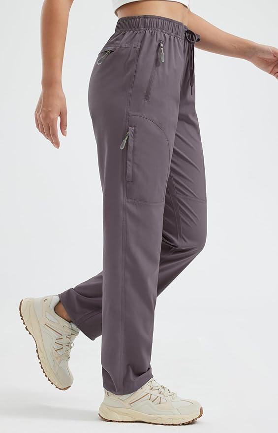 Libin Women's Hiking Pants Lightweight Quick Dry Cargo Pants Casual Safari Work Travel Clothes Petite/Regular/Tall