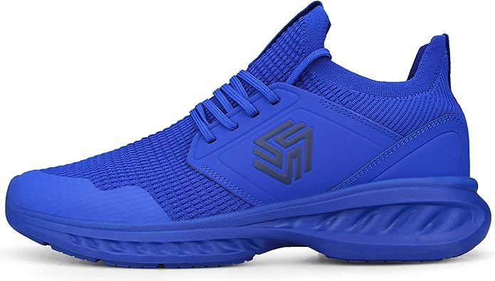 Mens Slip On Walking Shoes Non Slip Running Shoes Breathable Workout Shoes Lightweight Gym Sneakers
