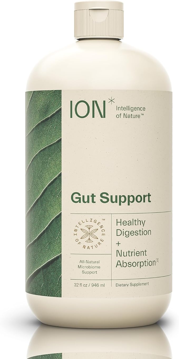 ION* Intelligence of Nature Gut Support Liquid | Promotes Digestive Wellness, Strengthens Immune Function, Alleviates Gluten Sensitivity, Enhances Mental Clarity | 2-Month Supply (32 oz.)