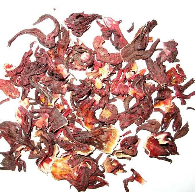 Greenhilltea Premium Dried Hibiscus Flower, Fully natural and healthy, Rich Aroma, Gluten Free, Non GMO, contains benefits of Hibiscus – 4 OZ