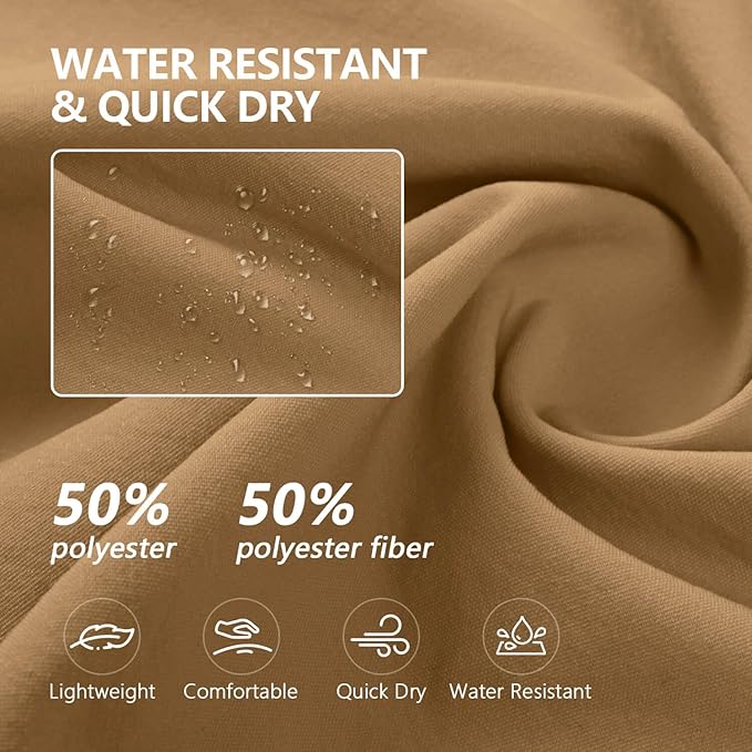 Hiking Pants Women Lightweight Cargo Pants Quick Dry Water Resistant Outdoor Travel Pants with Zipper Pockets