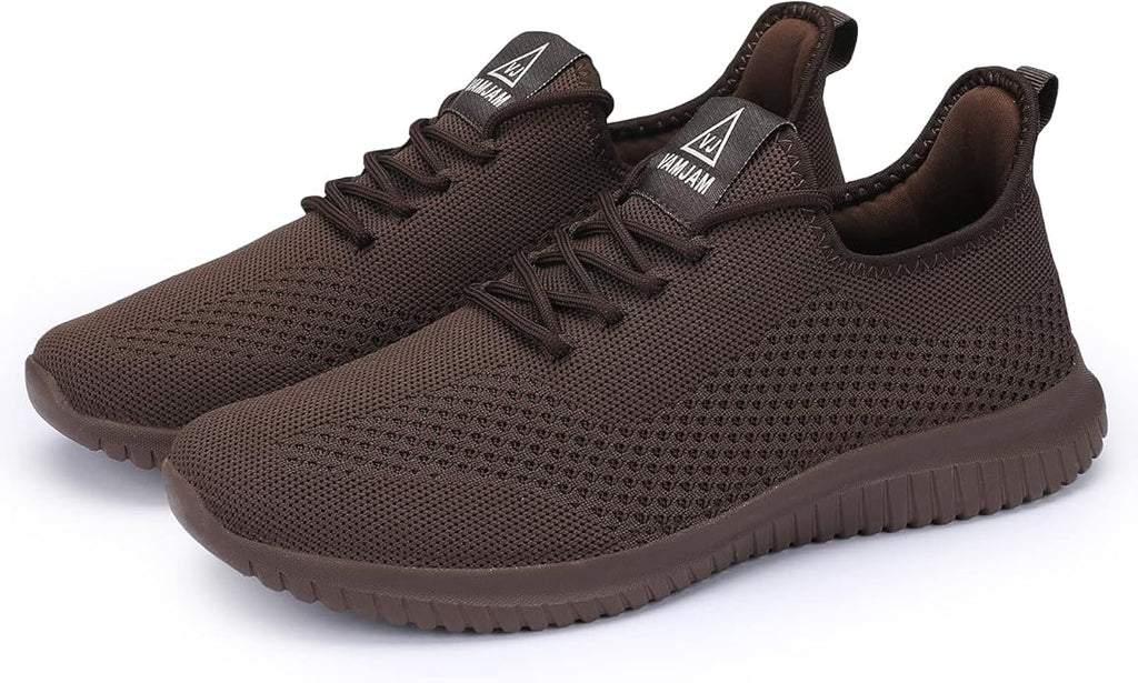 VAMJAM Men's Running Shoes Ultra Lightweight Breathable Walking Shoes Non Slip Athletic Fashion Sneakers Mesh Workout Casual Sports Shoes