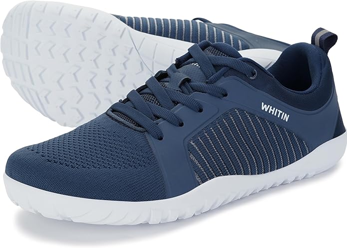 WHITIN Men's Barefoot Trail-Running Shoes | Wide Toe-Box | Zero-Drop Sole | Optimal Traction