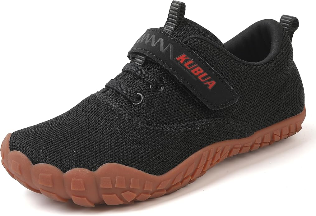 KUBUA Kids Barefoot Shoes Boys Girls Sneakers Naturally Splay Shoes Toddler Little Big Kid
