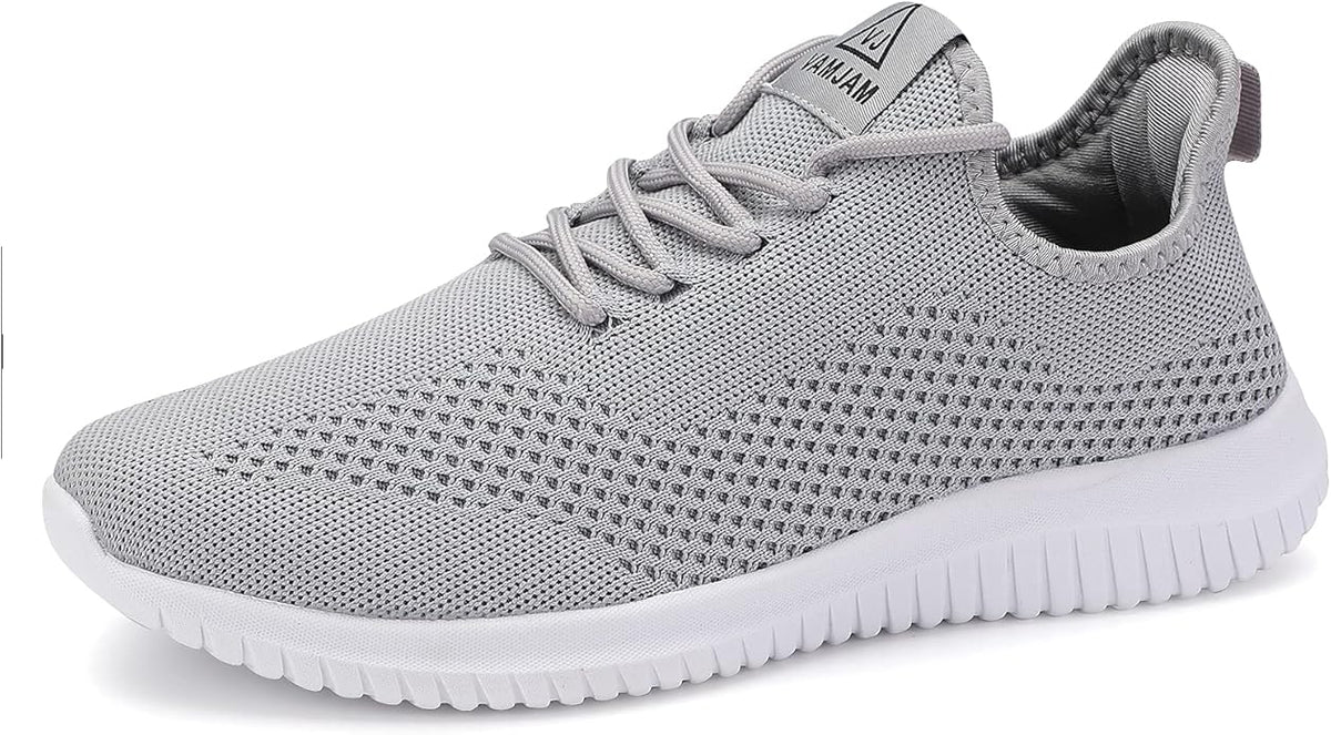 VAMJAM Men's Running Shoes Ultra Lightweight Breathable Walking Shoes Non Slip Athletic Fashion Sneakers Mesh Workout Casual Sports Shoes
