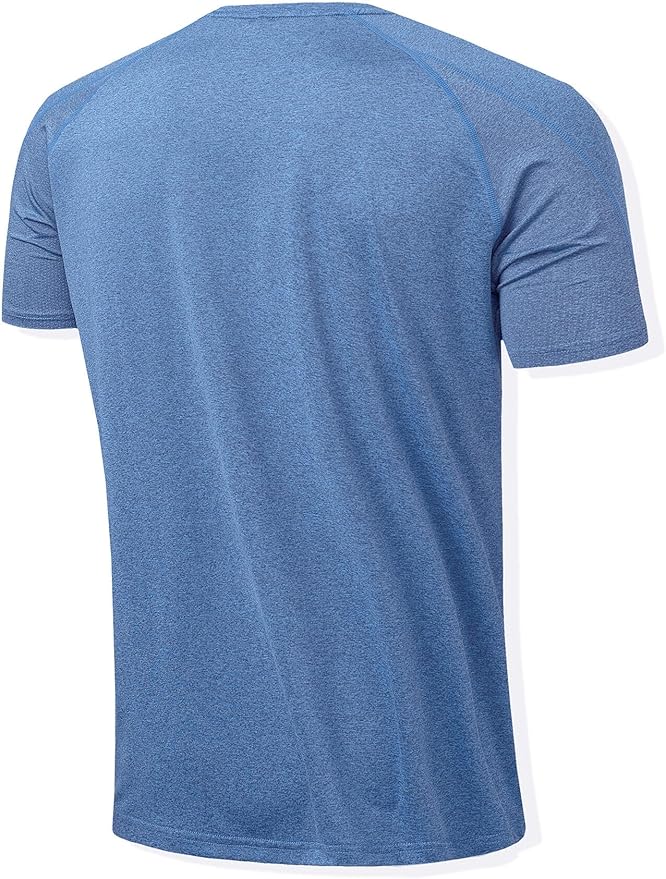 Moisture Wicking Quick Dry Soft Pickleball Workout Hiking Camping Running Shirts for Men Outdoor Sports