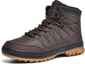 Wondamo Men's Snow Boots Lightweight Waterproof Winter Boots Fur Lined Anti-slip Cold Weather Shoes