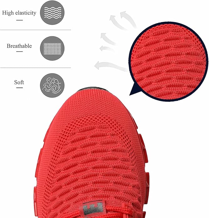 Men's Running Shoes Blade Tennis Walking Fashion Sneakers Breathable Non Slip Gym Sports Work Trainers