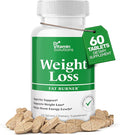 DR VITAMIN SOLUTIONS Fat Burner for Women & Men - Weight Loss Supplements with Green Tea Extract, Chromium, Vitamin B6 - Energy Booster, Belly Fat Burner & Appetite Suppressant Diet Pills - 60 Tablets