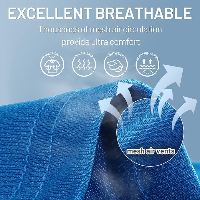MIER Men's Quick Dry Workout Shirts Moisture Wicking Running Athletic Performance T-Shirts Recycled Polyester Top Tee
