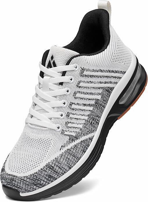 Mishansha Running Shoes for Men Sneakers Air Cushion Walking Shoes Comfortable Tennis Shoes Breathable Trail Running Shoes US Men 7.5-15