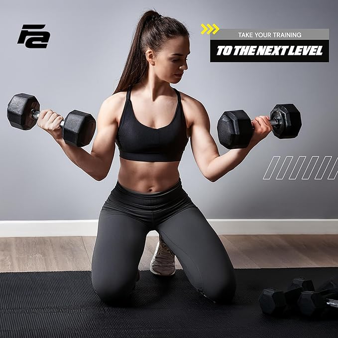 Fit Active Sports Large Exercise Mat 6' x 4' x 8mm Non-Slip Extra Wide Workout Mat for Home Gym, Cardio, Yoga, Floor Fitness, MMA, Plyo, and Jump Rope | Shoe Friendly Black