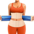 TrainingGirl Waist Trainer for Women Belly Working Out Trimmer Corset Sauna Sweat Belt Band Stomach Wrap Body Shaper Fajas