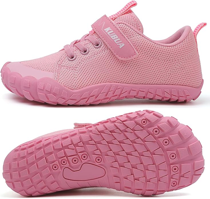 KUBUA Kids Barefoot Shoes Boys Girls Sneakers Naturally Splay Shoes Toddler Little Big Kid